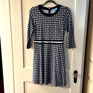 Draper James navy blue dress size small
